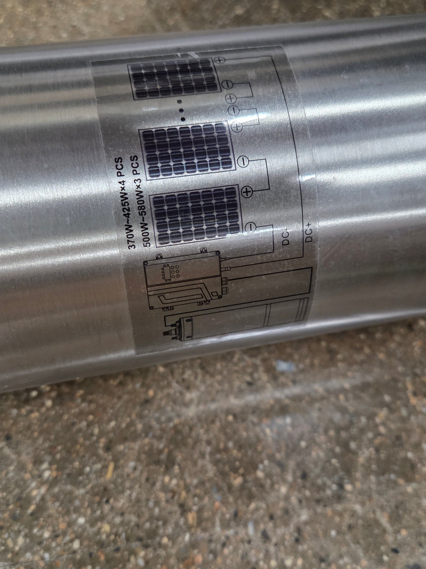 25 Gallon/Minute 377 Ft. Head Solar Water Pump