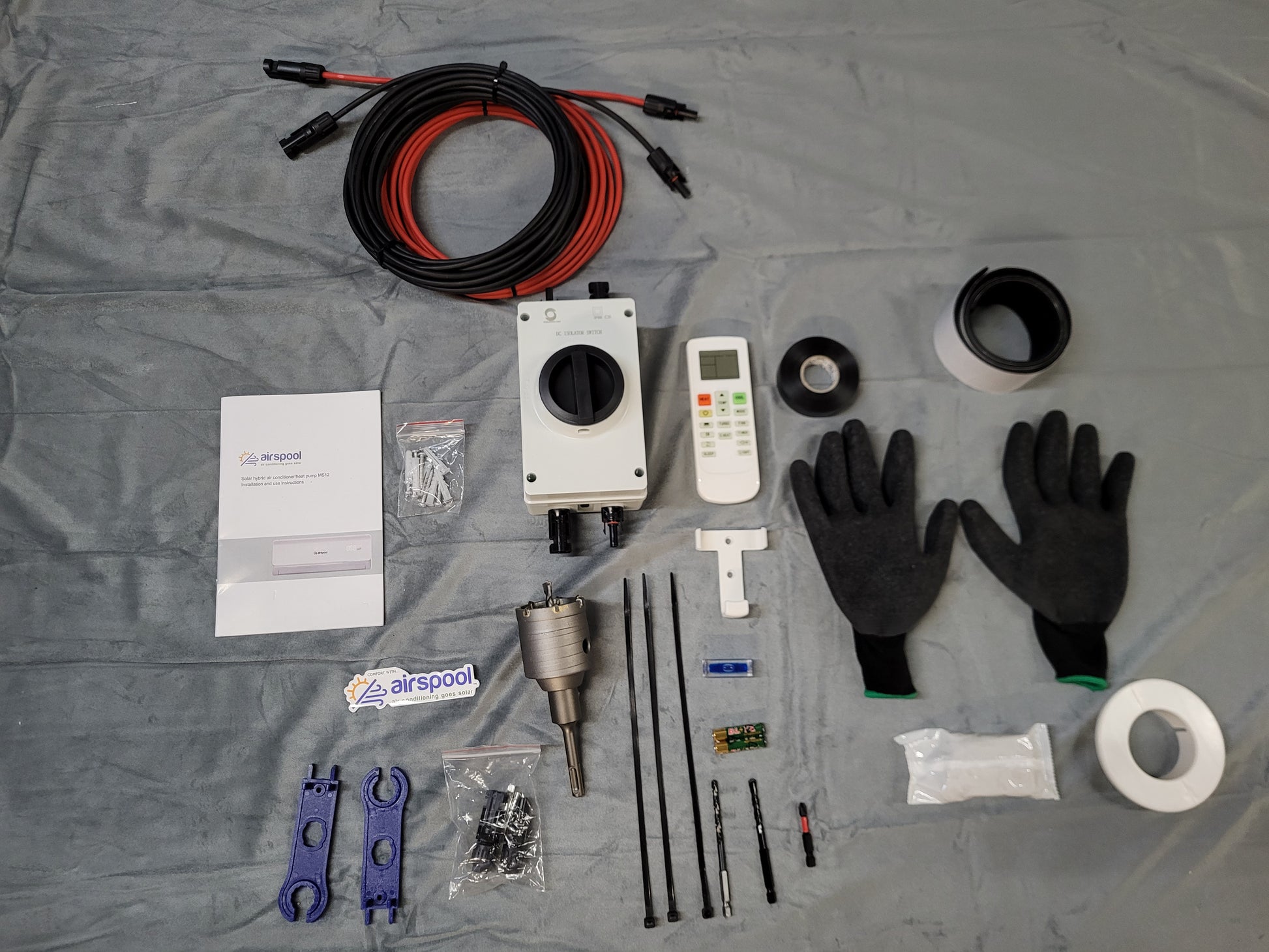 All drill bits and tools are included.  You'll only need a drill.