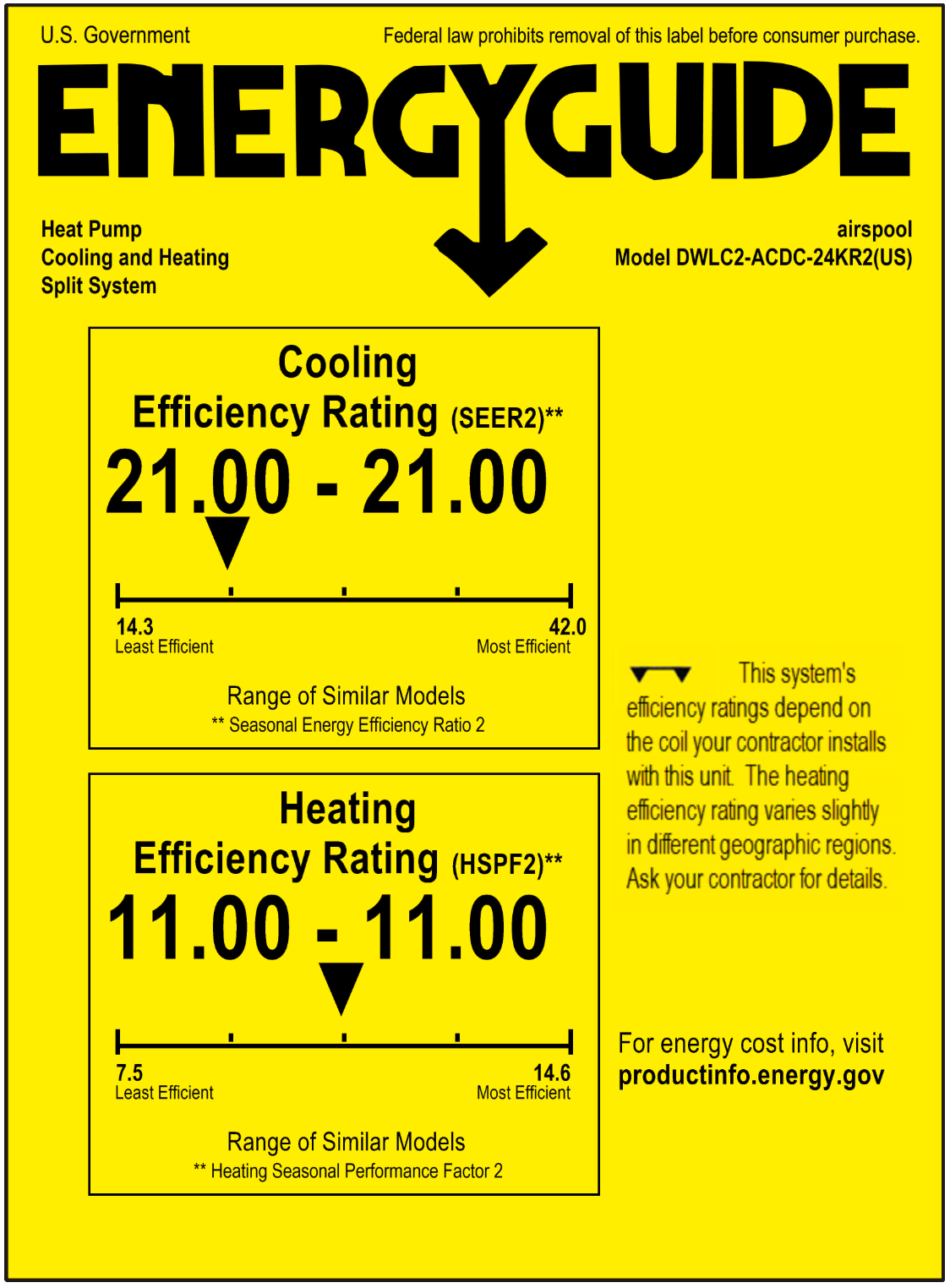 HS24 (24,000 BTU) Quick 'n' Easy. In stock! -22F superheat and kink proof line set. The world's fastest mini-split installation! The world's best guarantee! Note:  Needs 240v.
